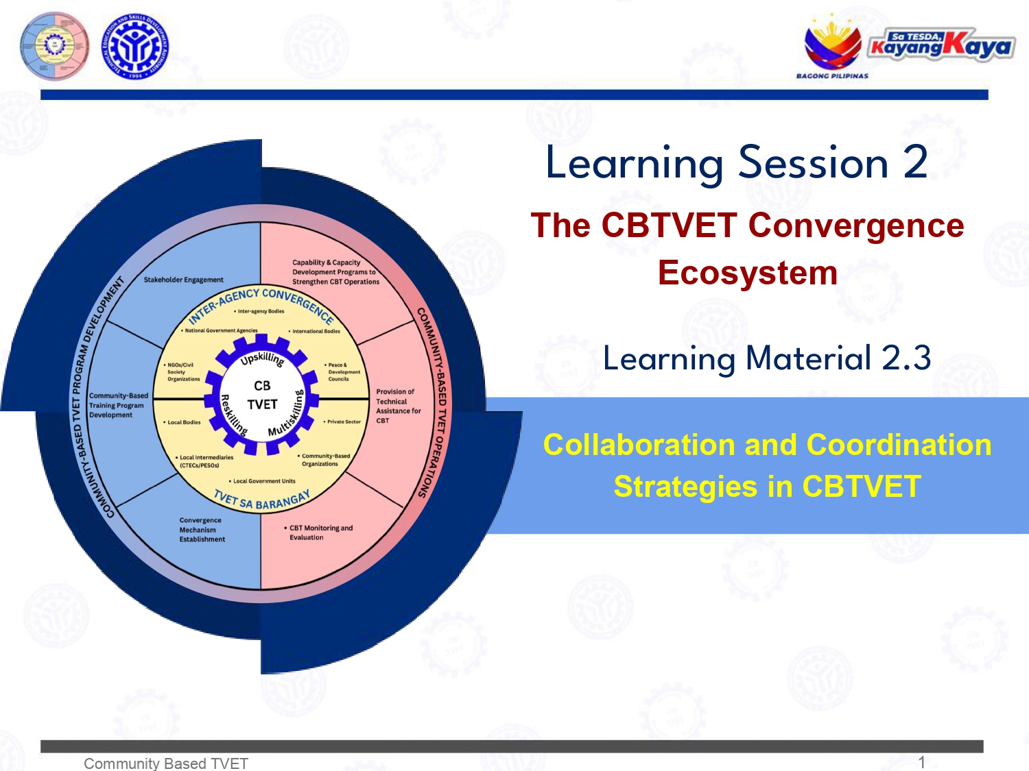 Collaboration and Coordination Strategies in CBTVET